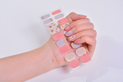 Bronzing 3D Nail Sticker