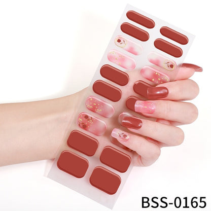 Semi-curing Gel Nail Stickers