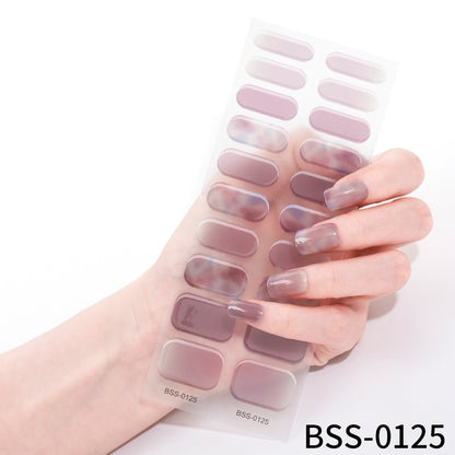 Semi-curing Gel Nail Stickers