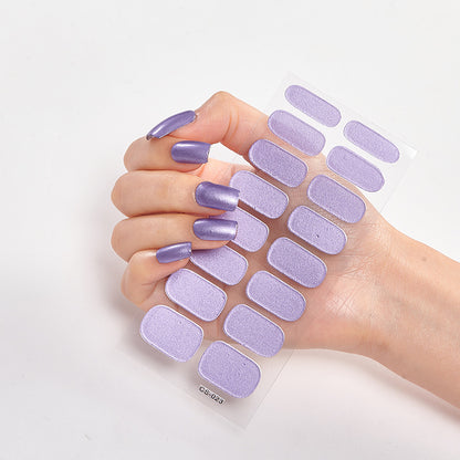 Pure Solid Color Nail Sticker