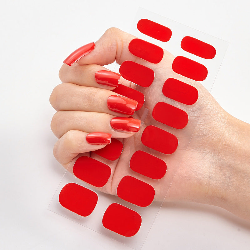 Solid Color Nail Stickers