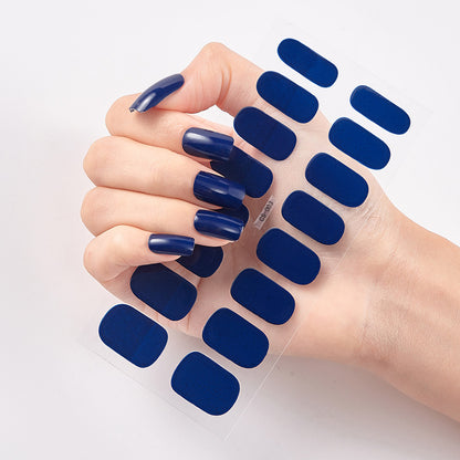 Solid Color Nail Stickers