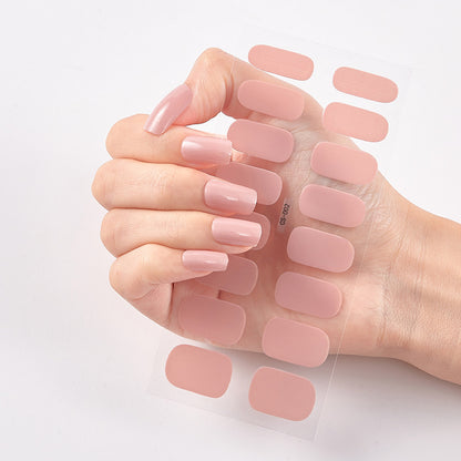 Solid Color Nail Stickers