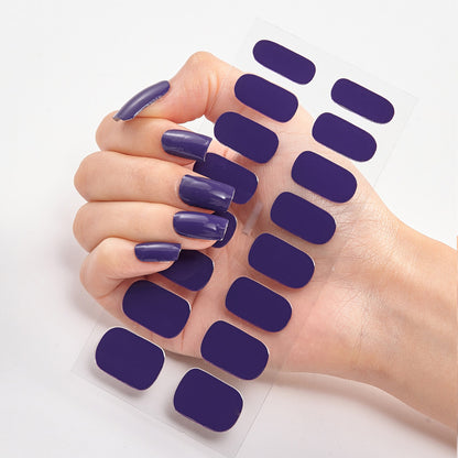 Solid Color Nail Stickers