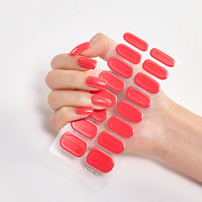 Solid Color Nail Stickers