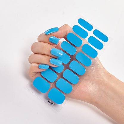 Solid Color Nail Stickers