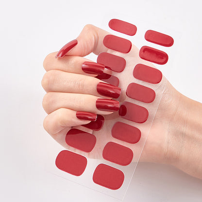 Solid Color Nail Stickers