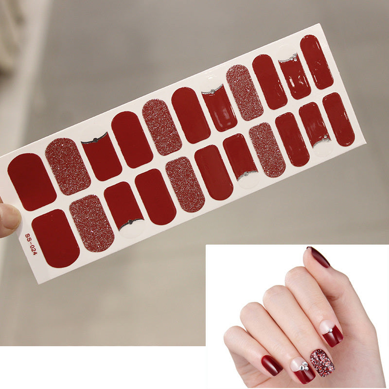 Christmas Letter Nail Sticker