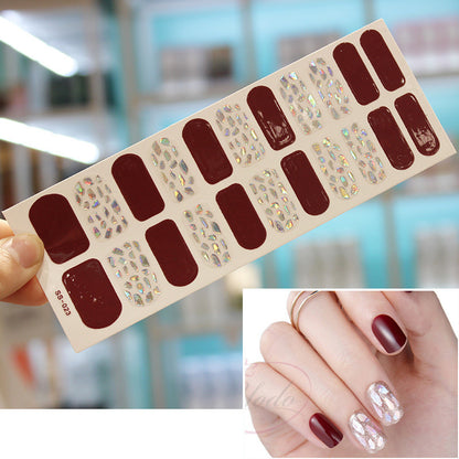 Christmas Letter Nail Sticker