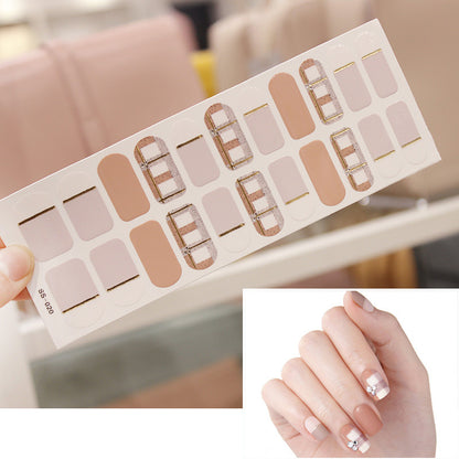 Christmas Letter Nail Sticker