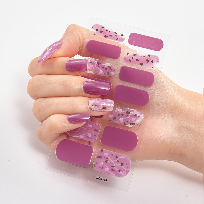 Bronzing Craft Nail Sticker