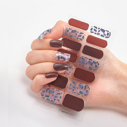 Bronzing Craft Nail Sticker