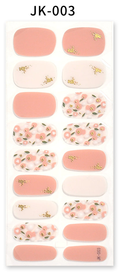 Bronzing 3D Nail Sticker