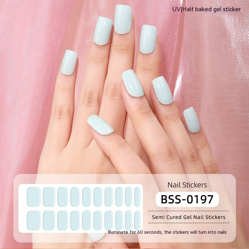 Semi-curing Gel Nail Stickers