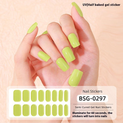 Pure Color Nail Sticker