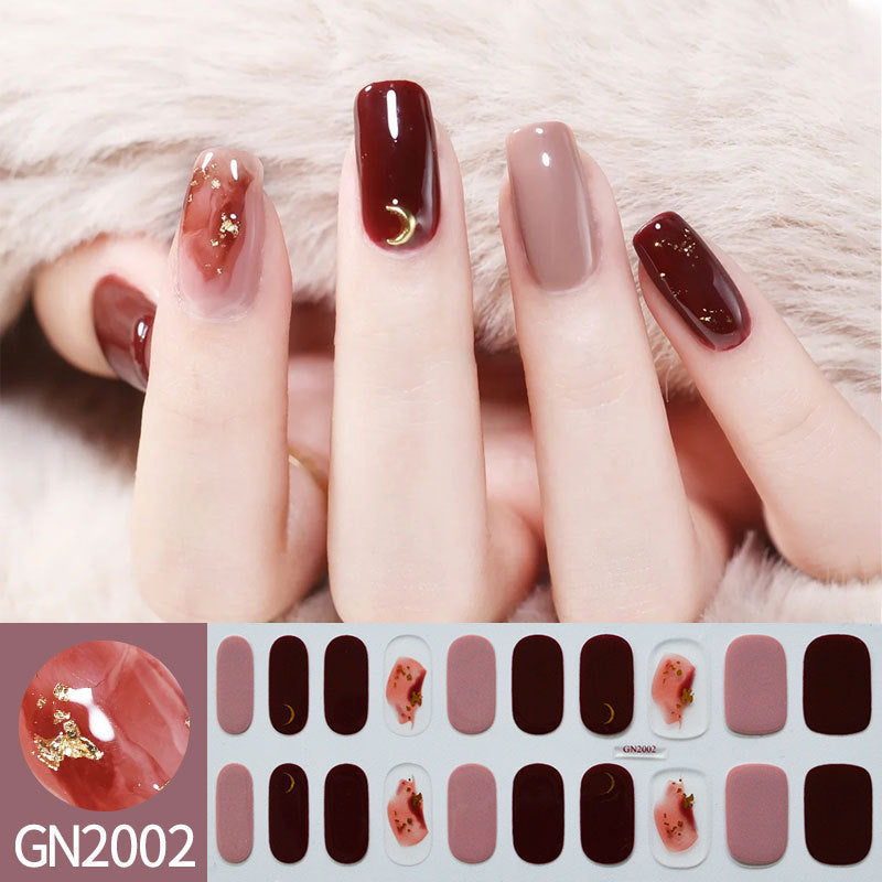 Grid Line Nail Sticker