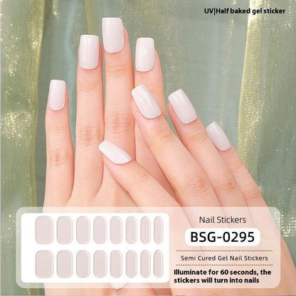 Pure Color Nail Sticker