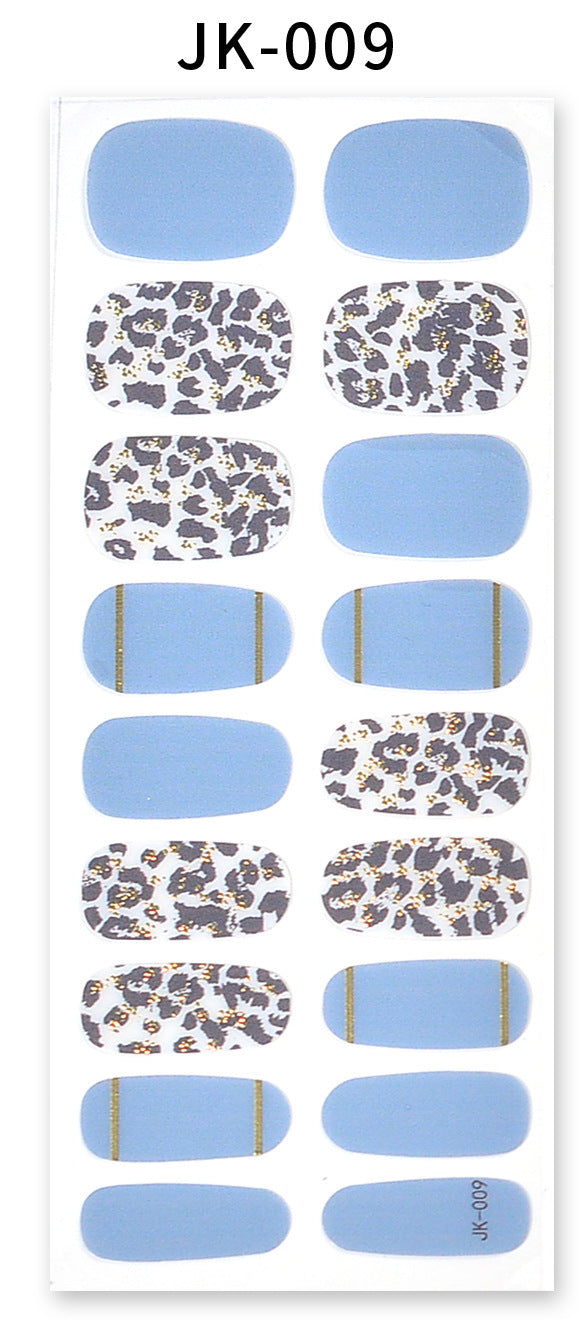 Bronzing 3D Nail Sticker