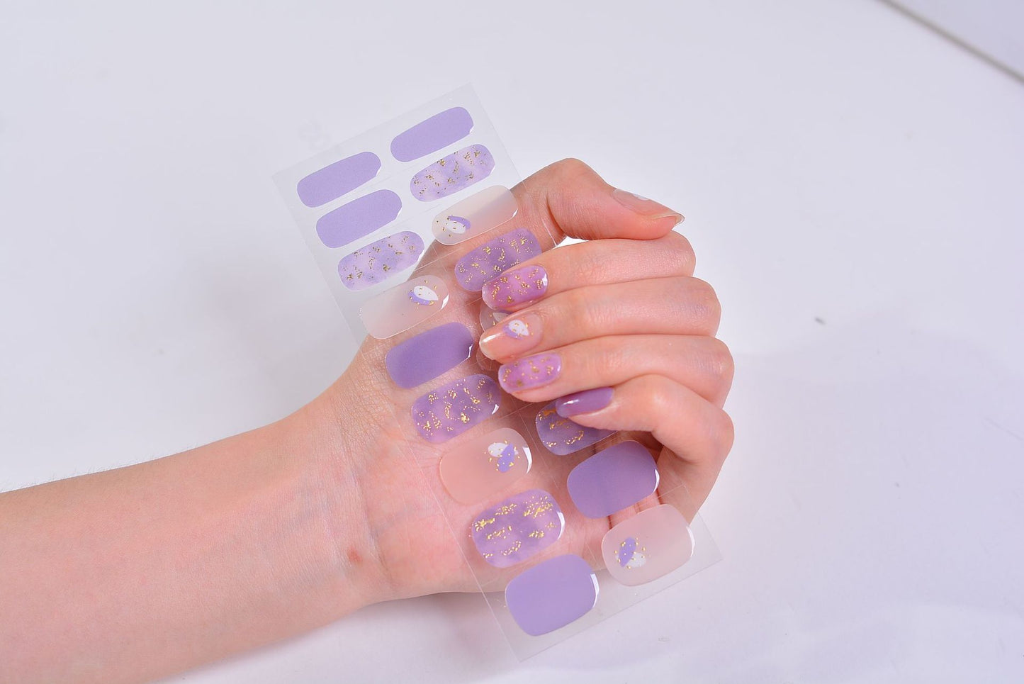 Bronzing 3D Nail Sticker