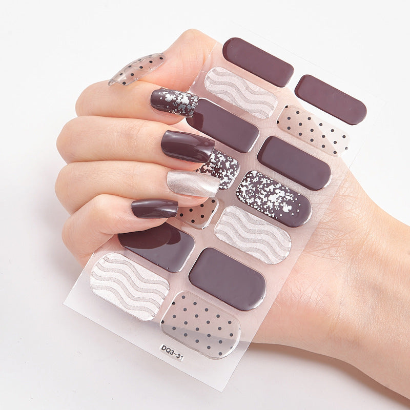 Bronzing Craft Nail Sticker