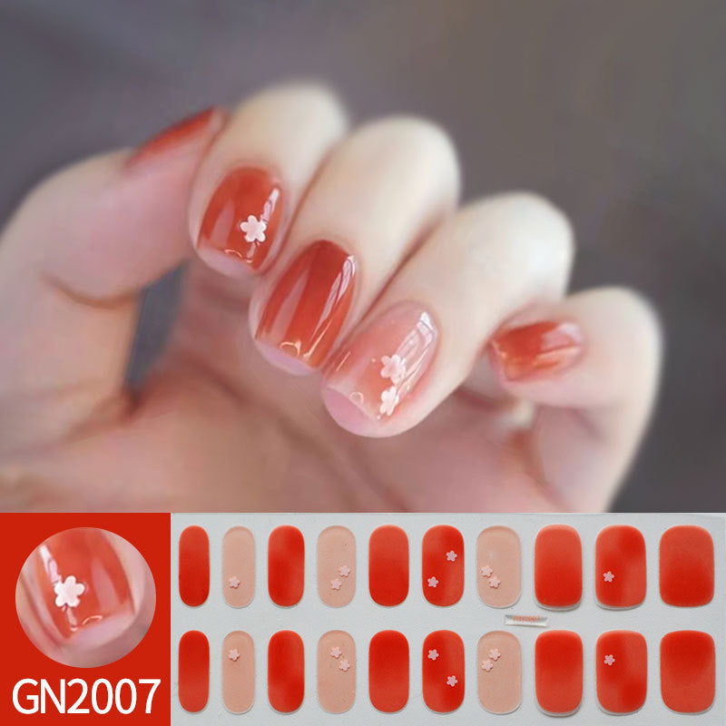 Grid Line Nail Sticker