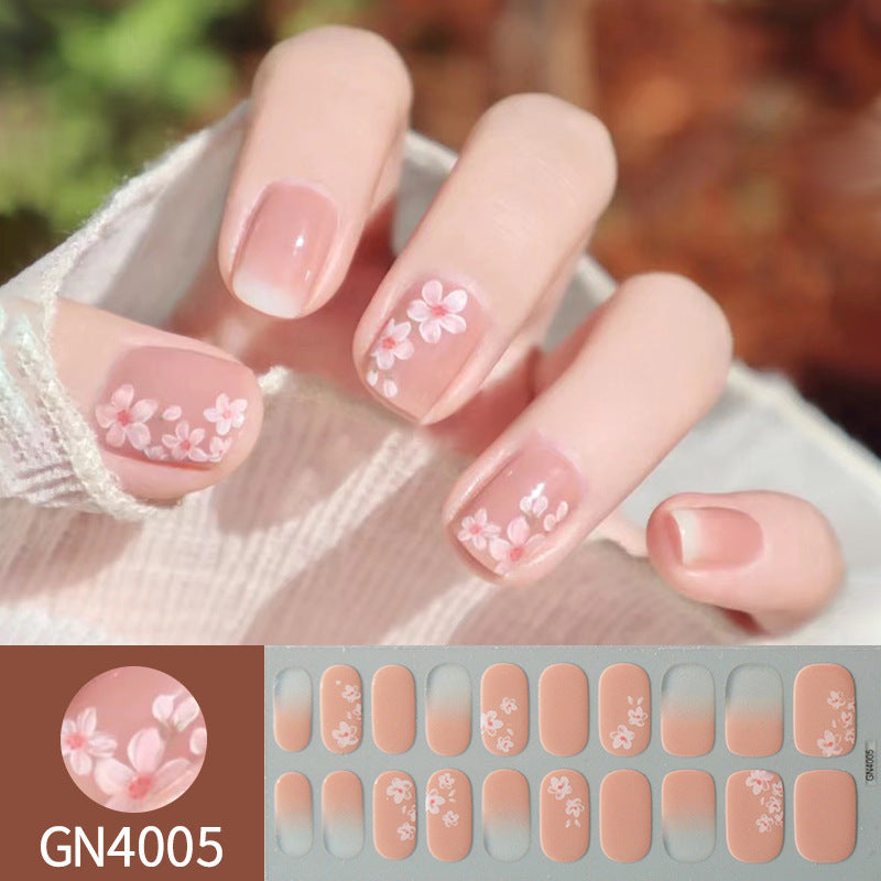 Grid Line Nail Sticker