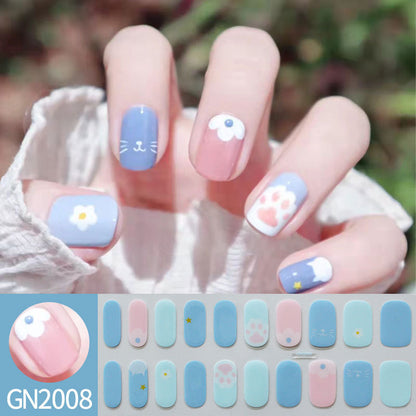 Grid Line Nail Sticker