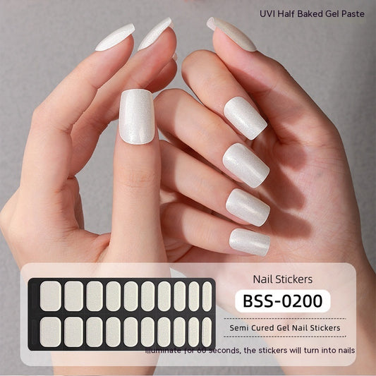 Pure Color Gel Nail Stickers