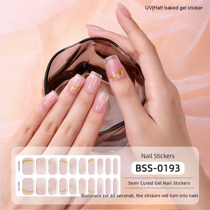 Semi-curing Gel Nail Stickers