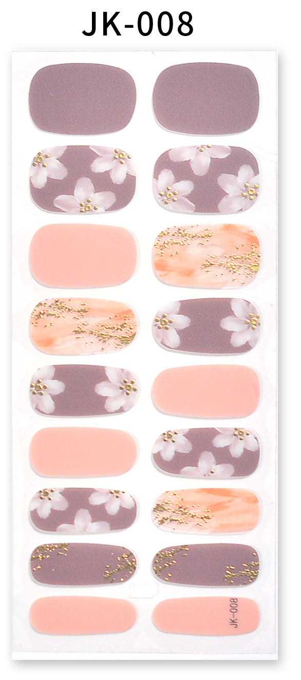 Bronzing 3D Nail Sticker