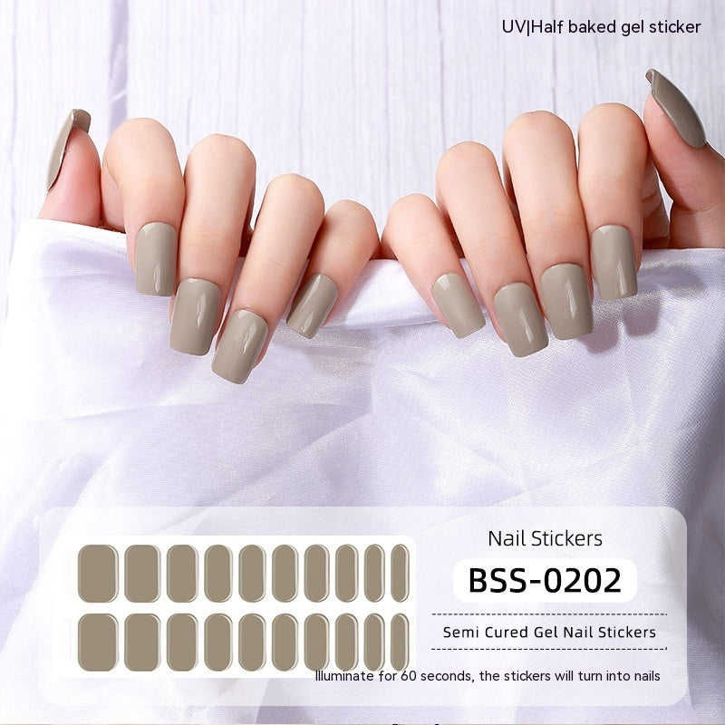 Semi-curing Gel Nail Stickers