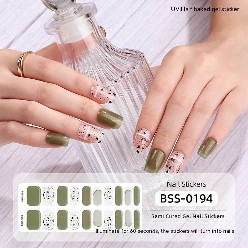 Semi-curing Gel Nail Stickers