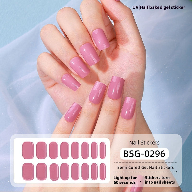 Pure Color Nail Sticker