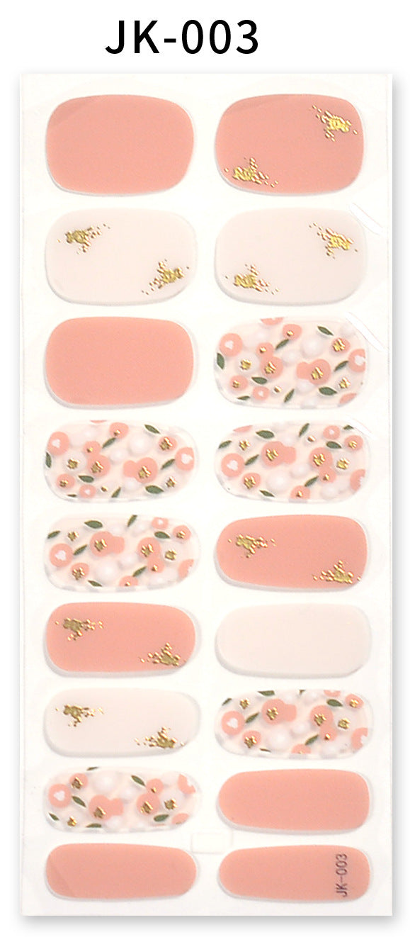 Bronzing 3D Nail Sticker