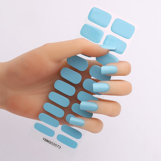 Semi-curing Nail Sticker