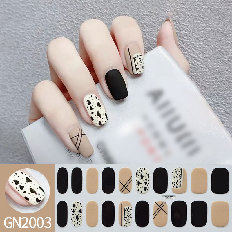 Simple Autumn And Winter  Nail Stickers