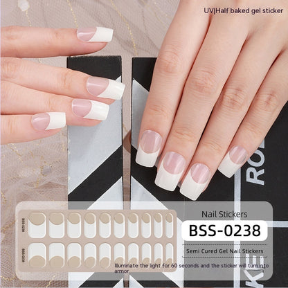 Semi-curing Gel Nail Stickers