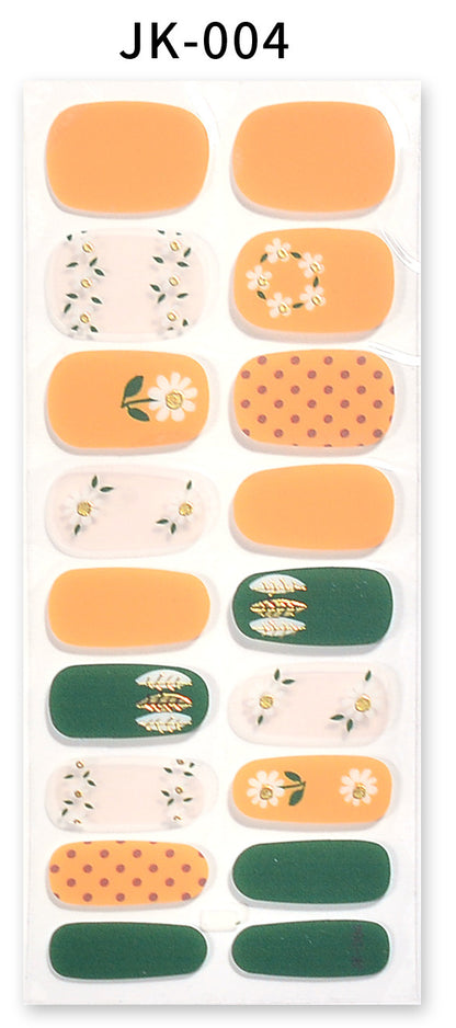 Bronzing 3D Nail Sticker