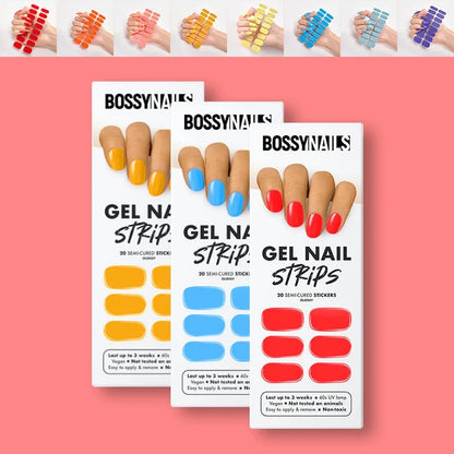 Solid Color Nail Stickers