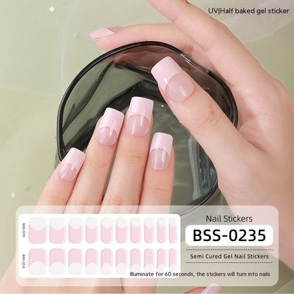 Semi-curing Gel Nail Stickers