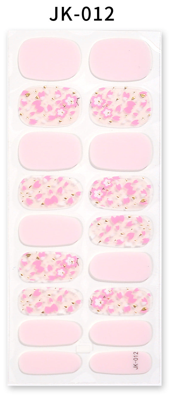 Bronzing 3D Nail Sticker