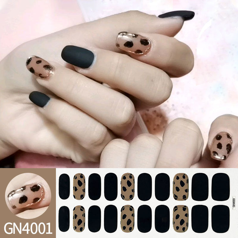 Grid Line Nail Sticker