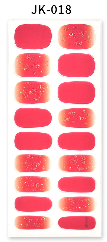 Bronzing 3D Nail Sticker