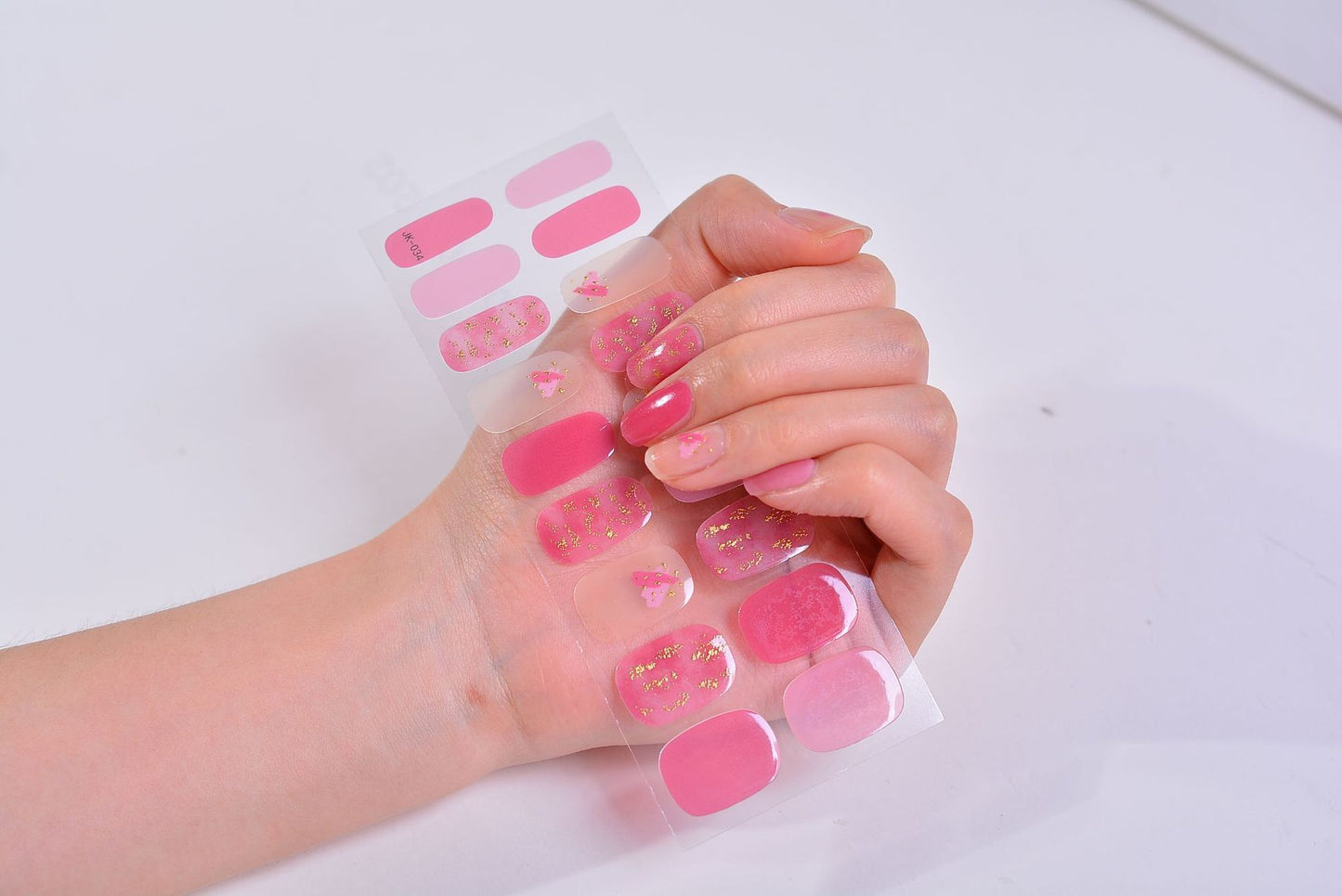 Bronzing 3D Nail Sticker