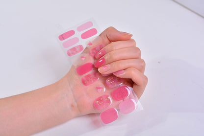 Bronzing 3D Nail Sticker