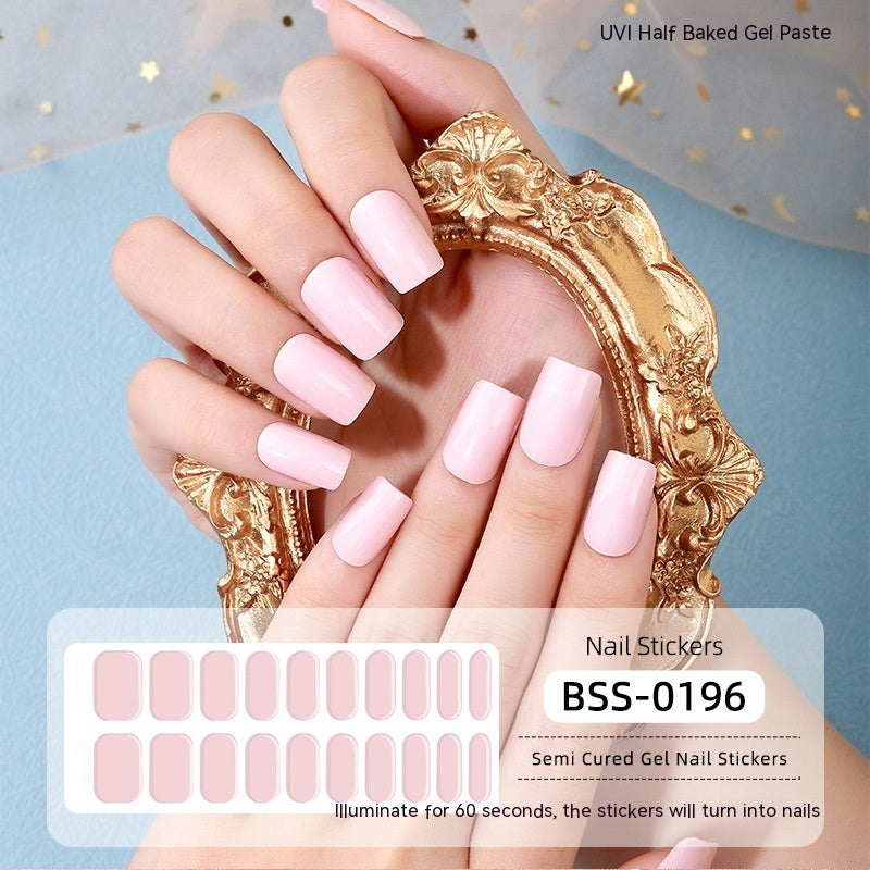 Semi-curing Gel Nail Stickers