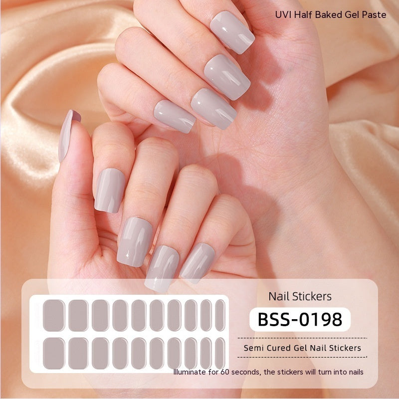 Semi-curing Gel Nail Stickers