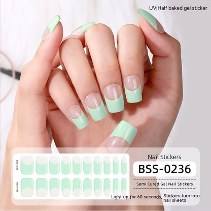 Semi-curing Gel Nail Stickers