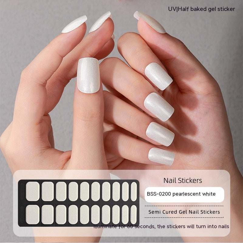 Semi-curing Gel Nail Stickers