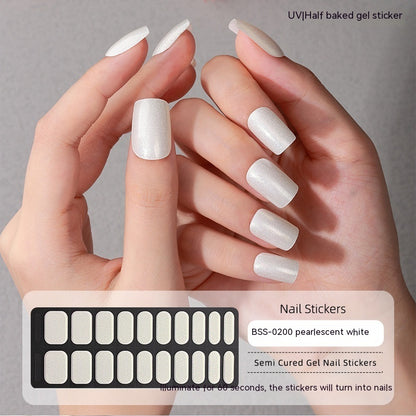 Semi-curing Gel Nail Stickers